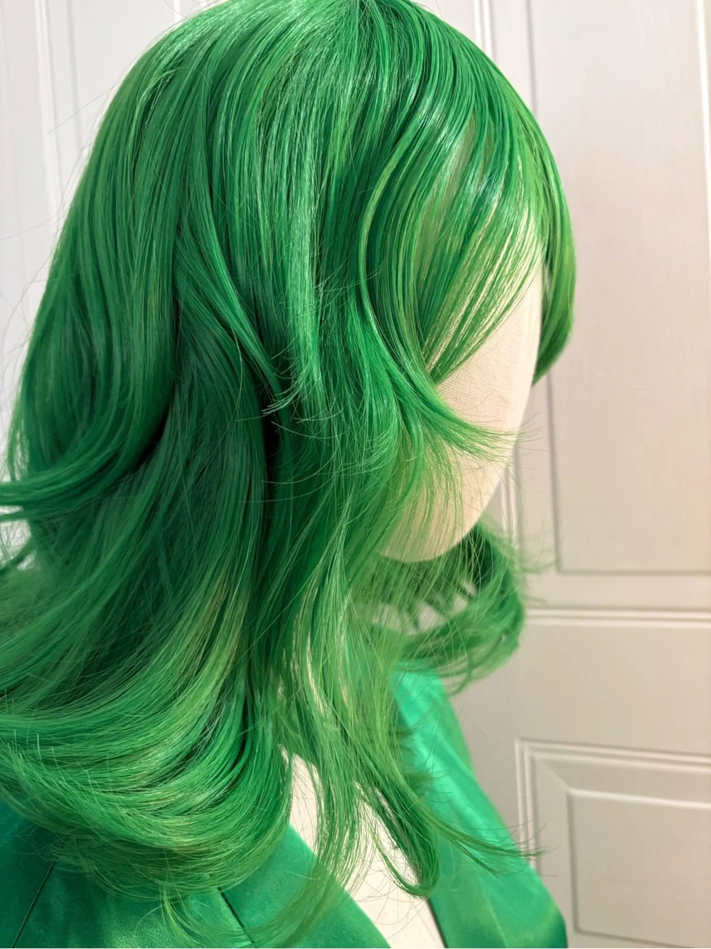 Short Green Synthetic Party Halloween Cosplay Wig NWOT